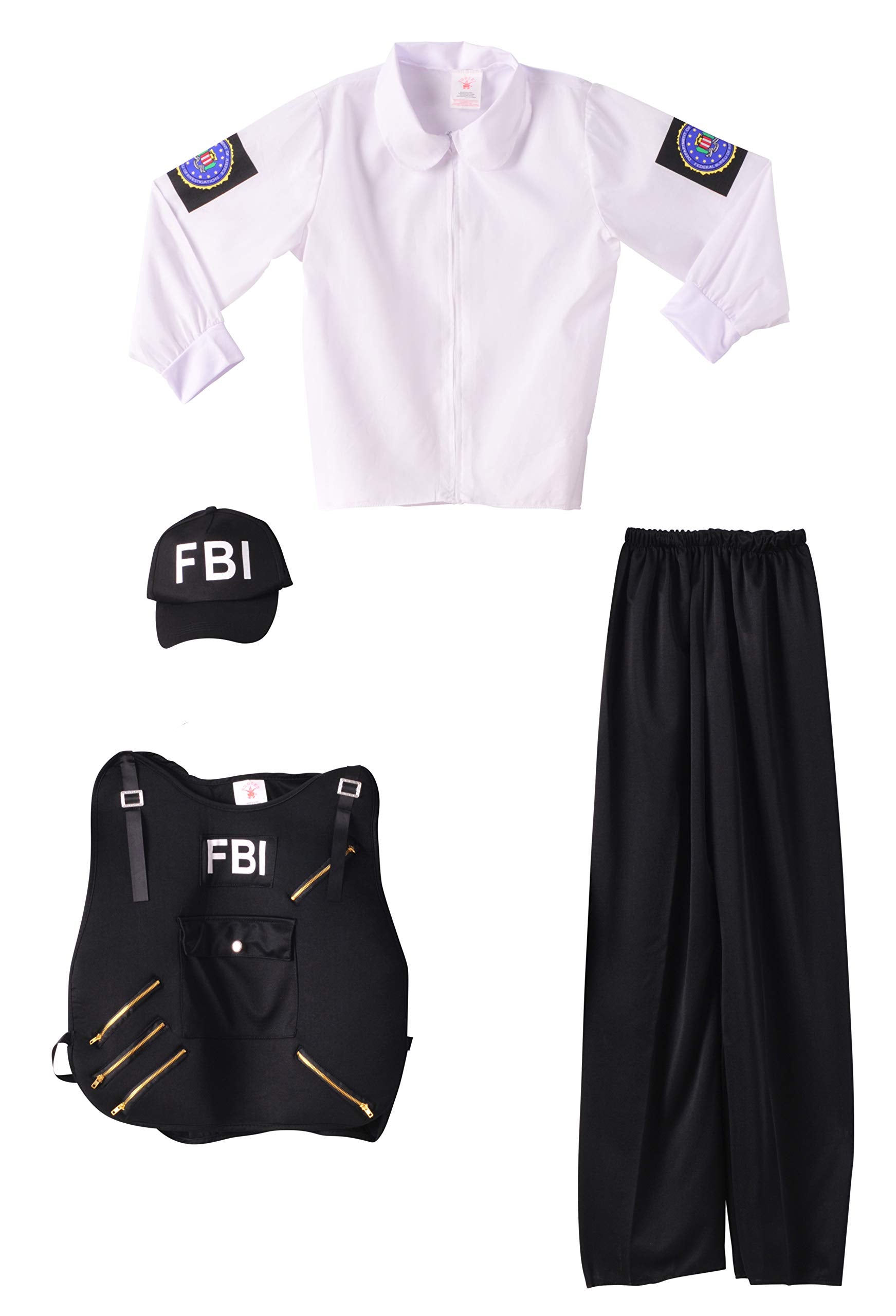 Rubies 279911 Halloween Kids FBI Agent Costume - Medium