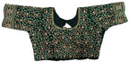 Pujia Mills WomenS Readymade Bridal Embroidery Golden Coding Multi Sequin Thread Work Indian Ethnic Designer Stitched Half Slee