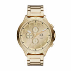 A|X Armani Exchange Men's Chronograph Gold-Tone Stainless Steel Watch (Model: AX1752)