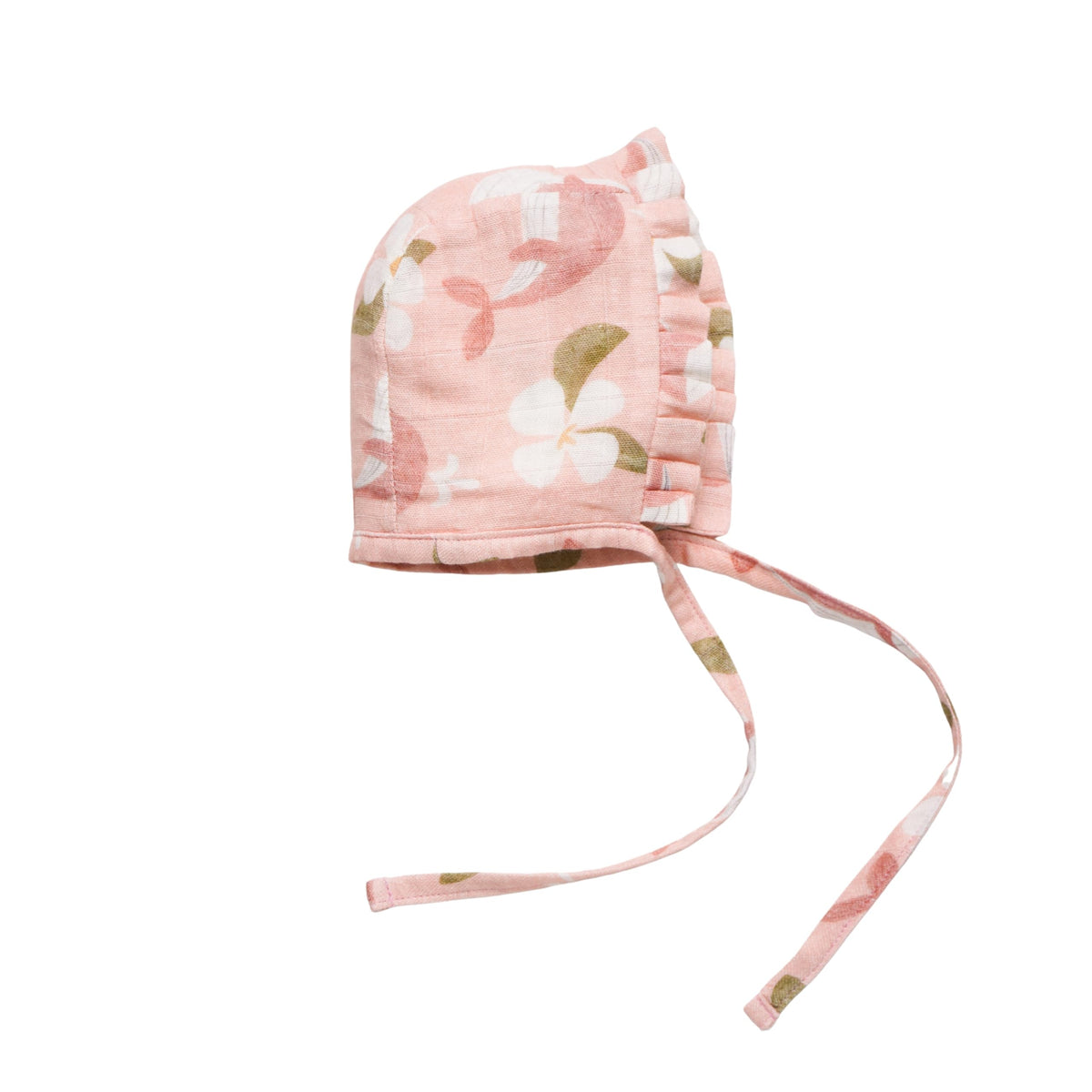 Cocoon Care Bamboo Organic Cotton Caps For New Born Baby | Bonnet Cap | Pinkwhale | 03 Months | Pink 0-3