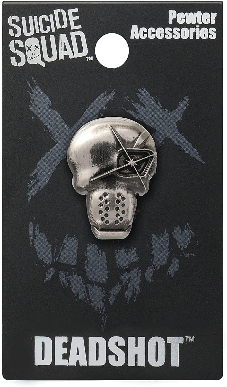 DC Comics Suicide Squad Pewter Lapel Pin | Deadshot