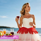 NABROJ Choker Necklace Halloween Jewelry for Women,Gold Chunky Diamond Red Rhinestone Ruby Choker Necklace Wide Necklaces Weedin