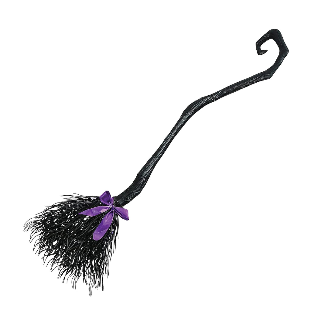 Witch Broom Black costume Accessory