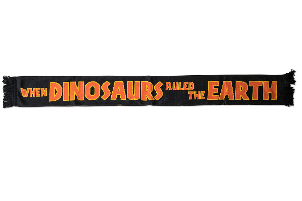 Jurassic Park Large Knitted Scarf When Dinosaurs Ruled The Earth