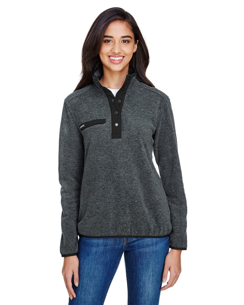 Denali Melange Mountain Fleece Pullover - cHARcOAL - S(D0102H78cM6)