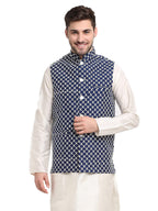 Jompers Mens And Embroidered Nehru Jacket