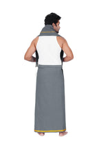 Prakasam Cotton MenS Pure Cotton Colour Dhoti (1.26X1.90Mtrs) With Matching Towel (0.74X1.50Mtrs) Set