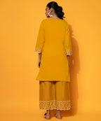 Libas WomenS Cotton Co-Ords (27370_Mustard