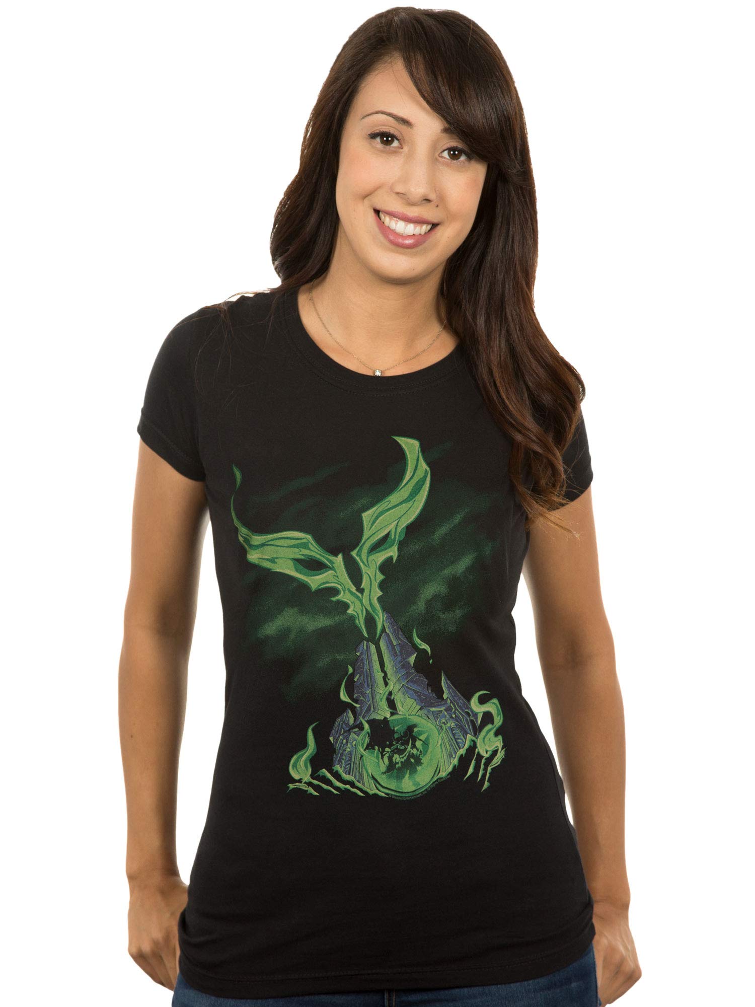 JINX World of Warcraft: Legion Obelisk Women's Gamer Graphic T-Shirt, Black, Medium