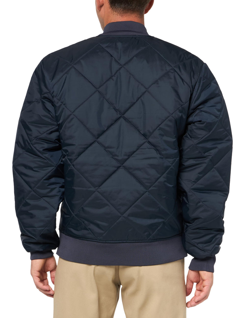 Dickies Men's Diamond Quilted Jacket, DARK NAVY