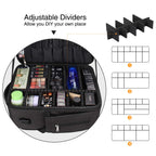 Relavel Professional Makeup Case Makeup Backpack and Makeup Brush Case for Makeup Artists, Durable Water-resistant Material, wit