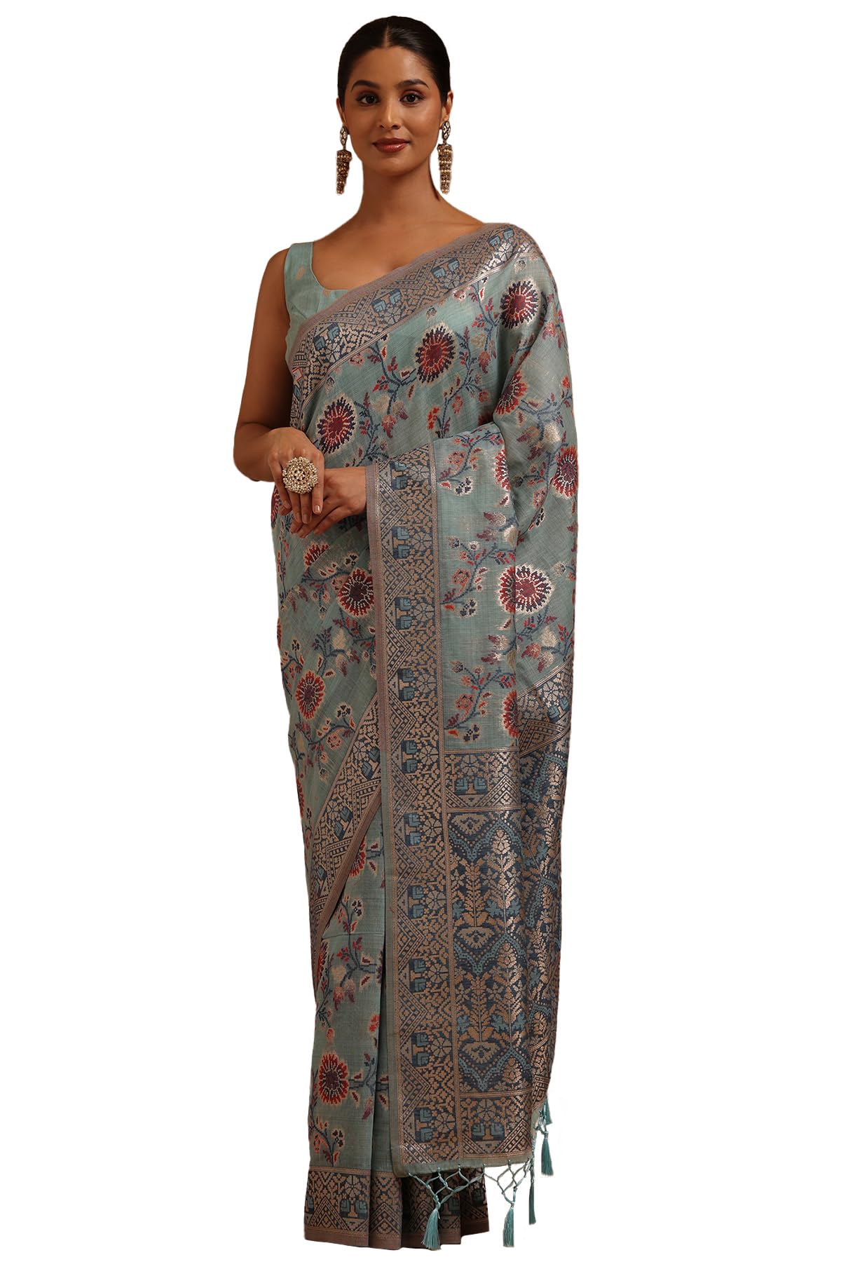 Soch Women Chanderi Woven Designs Saree
