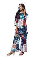 Greciilooks Women Rayon Blend Ethnic Wear Kurta Co-Ord Set (Gl-K-W1728&Tr819-3Xl Peach)