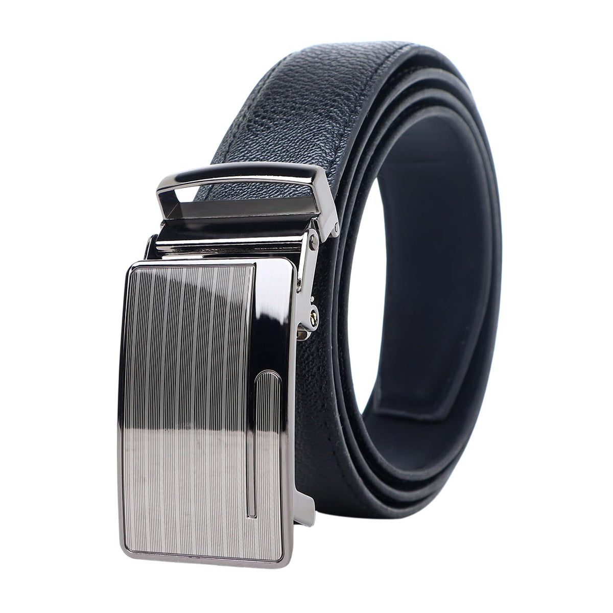 Zacharias MenS Synthetic Leather Belt (A25213_Black_36)(Pack Of 1) 36