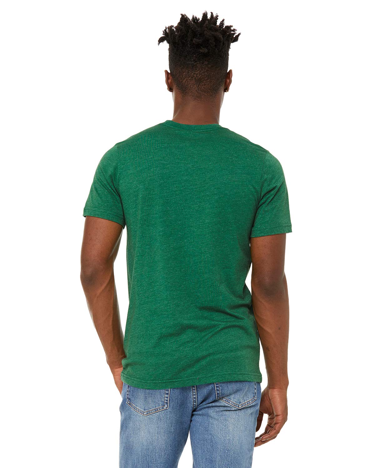 Unisex Sueded T-Shirt - HEATHER RED - XS(D0102H7KPR2)