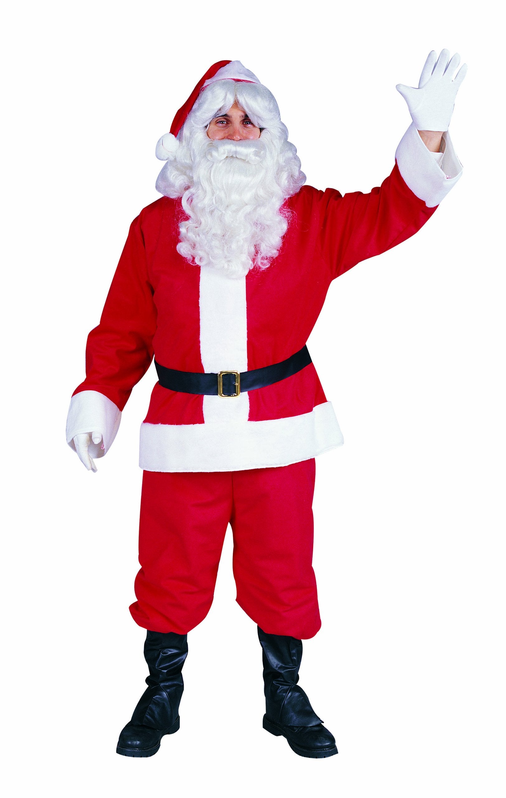 RG Costumes Men's Santa Claus Suit-Plush, Red, One Size