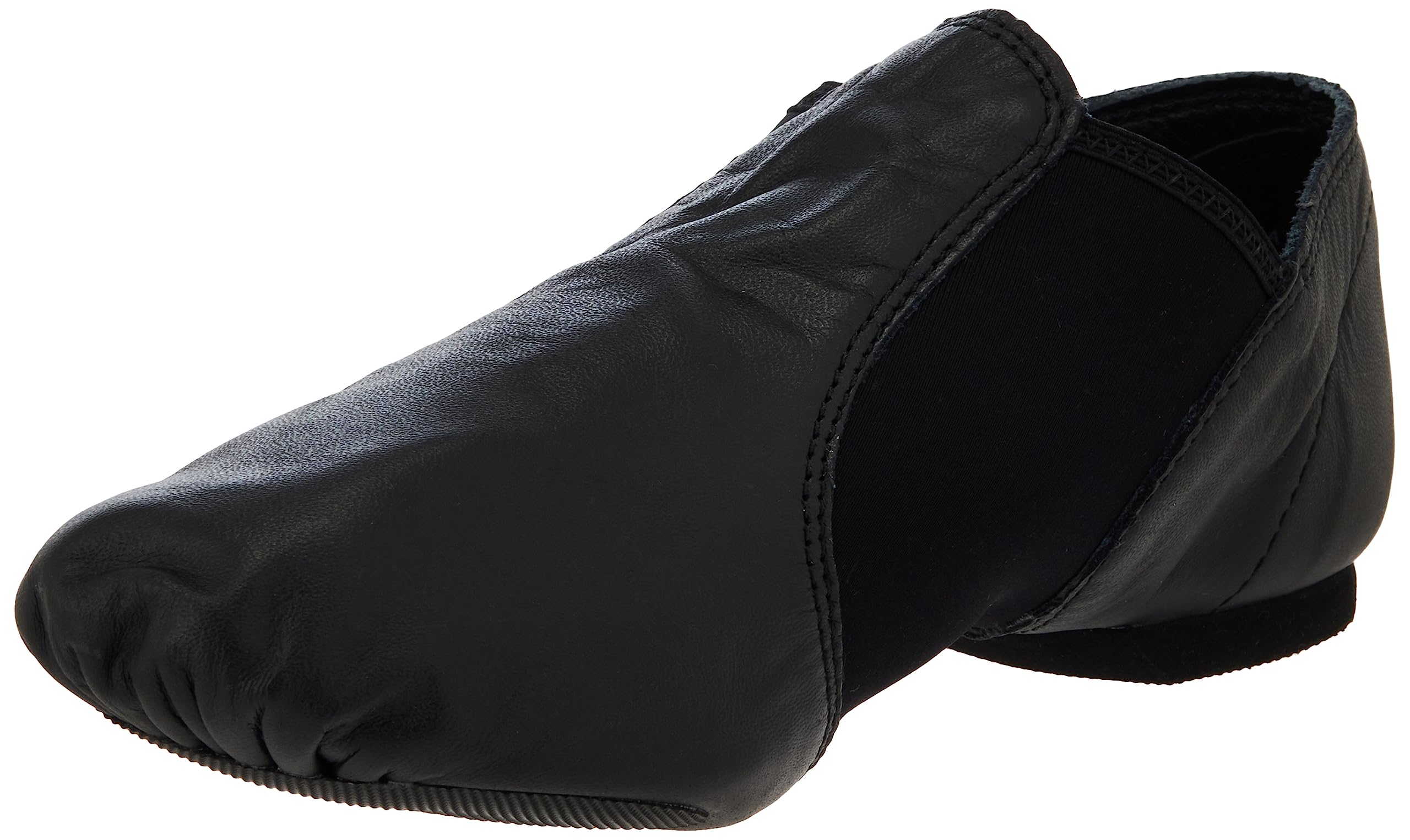 Capezio Women's E-Series Jazz Slip On Shoe, Black, 12