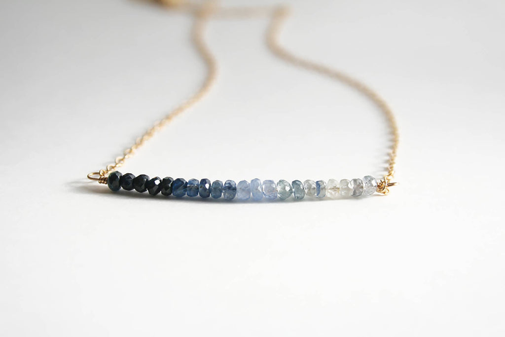 Sapphire Ombre Necklace