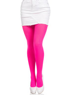 NYLON TIGHTS O/S NEON PINK O/S