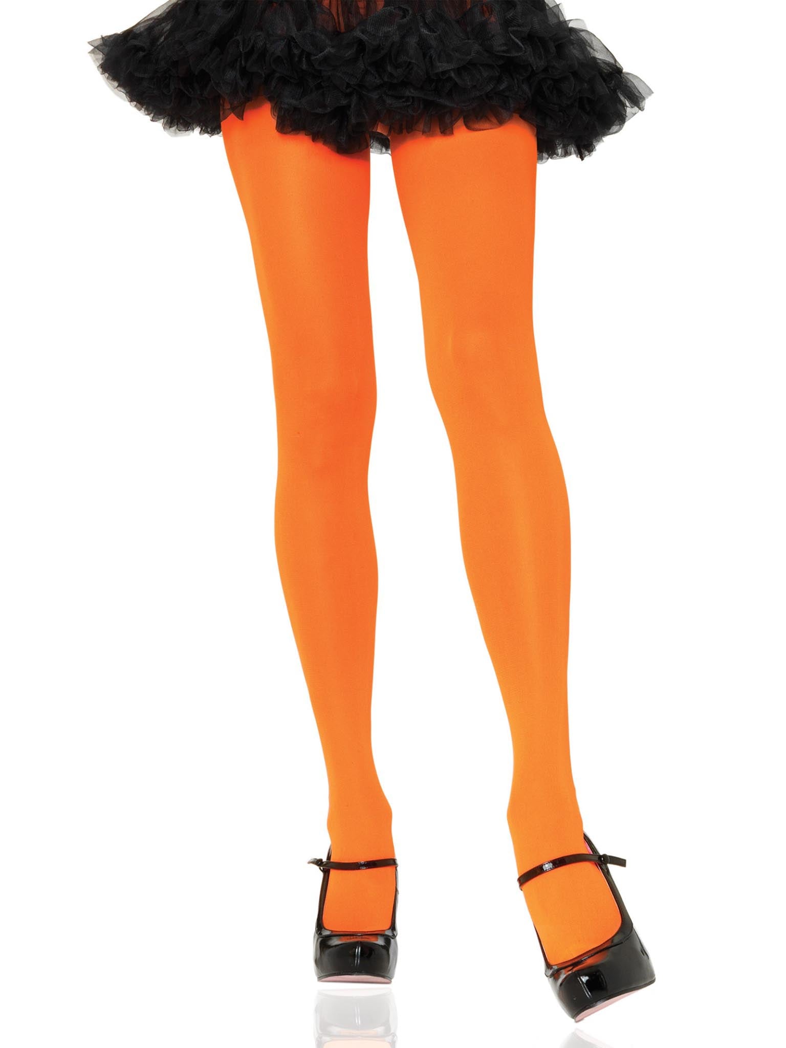 NYLON TIGHTS O/S ORANGE O/S OR