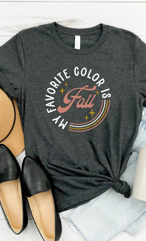 My Favorite Color is Fall PLUS Graphic Tee T-Shirt