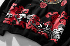 KH9060 Red Oni Embroidered Hoodie