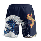 KS03 Jumping Koi Shorts