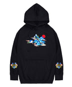 KH9232 Mountains Embroidery Hoodie