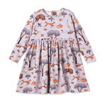 Autumn Woodland Twirl Bamboo Dress