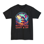 D&D Dragon Tall T-Shirt - What Doesn't Kill You Gives You Loot & XP