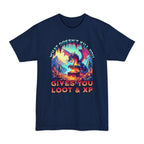 D&D Dragon Tall T-Shirt - What Doesn't Kill You Gives You Loot & XP
