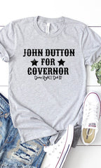 John Dutton For Governer Graphic Tee T-Shirt