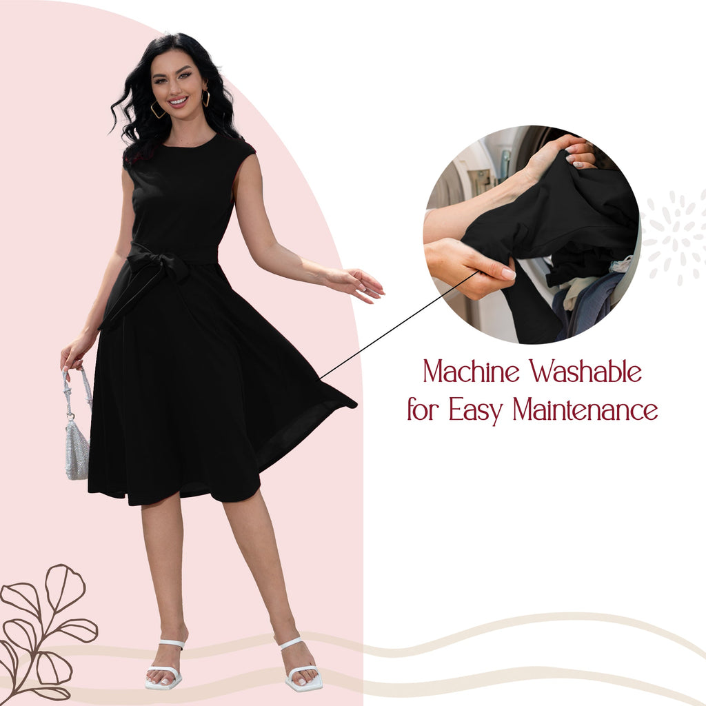 Womens Vintage Dresses - Bridesmaid & Prom Dress - Black