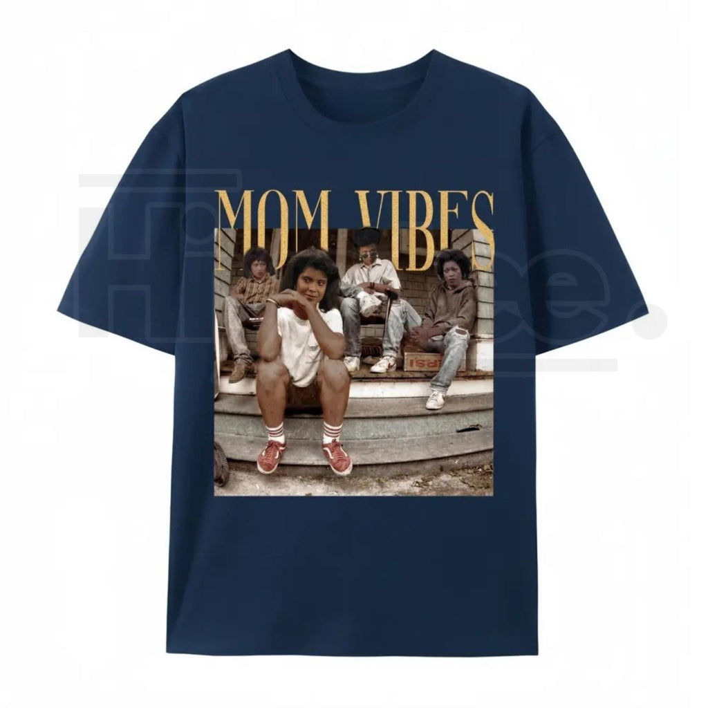 "Mom Vibes" – Vintage 90s Nostalgia Retro Motherhood Graphic Top