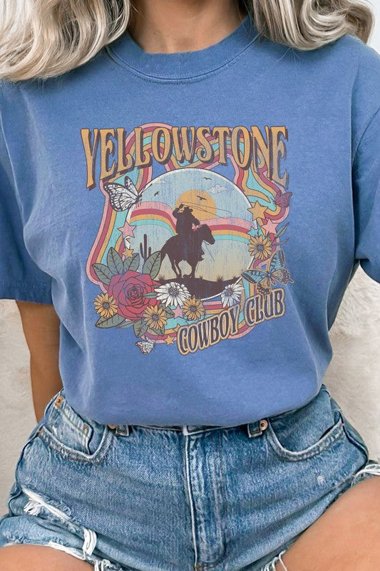Cowboy Club Comfort Colors Graphic Tee T-Shirt