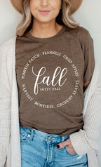 Fall Favorites Circle PLUS Graphic Tee T-Shirt