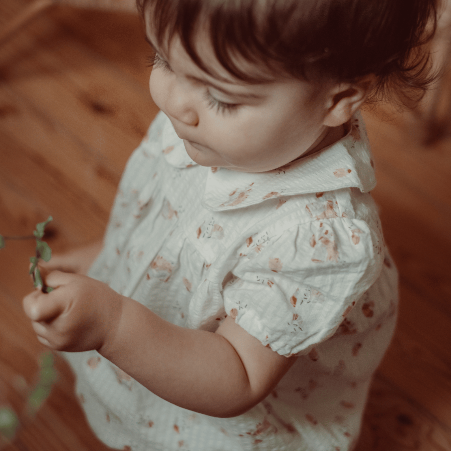 The Dressy Romper - Seashell