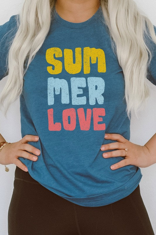 Summer Love Sun and Fun Adventure Graphic Tee T-Shirt