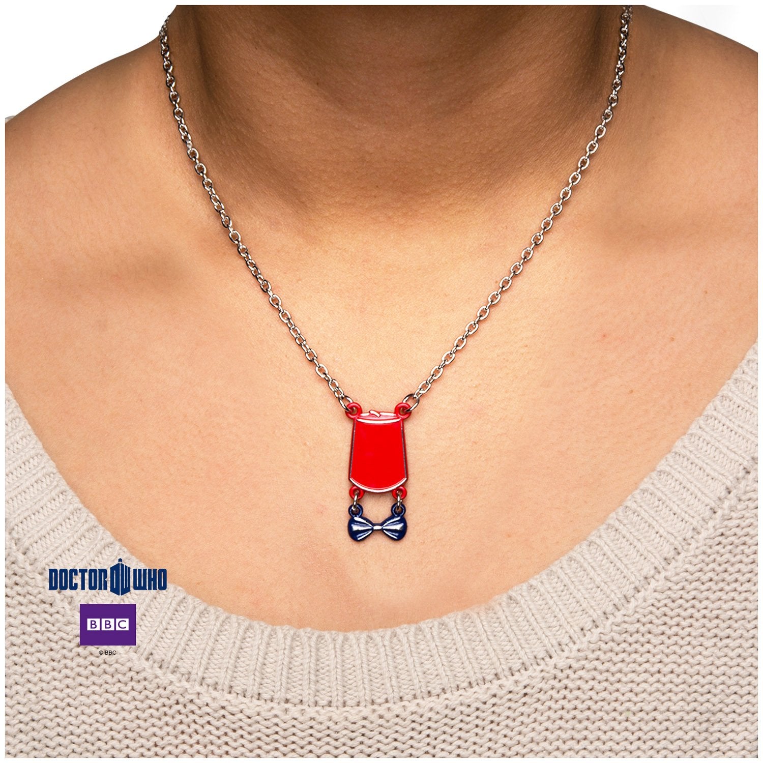 Doctor Who Fez & Bowtie Necklace