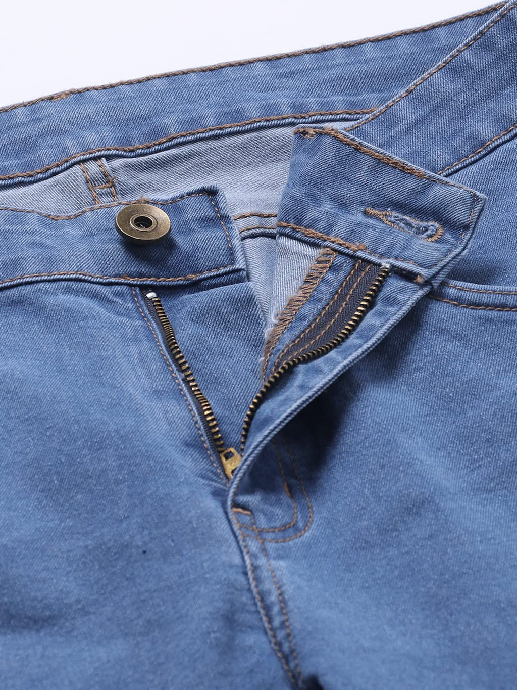 Dennis Lingo Mens Slim Fit Stretchable Denim Solid Jeans (Indigo)