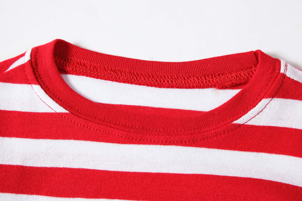 Family Feeling Baby Boys Girls' Santa Claus Christmas Cotton Long Sleeve Pajamas Sets Pjs 18-24 Months