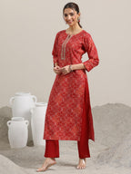 Libas WomenS Viscose Rayon Kurta Set (400269I