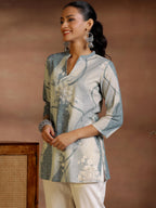 Libas WomenS Linen Regular Kurti (58157O_Off White