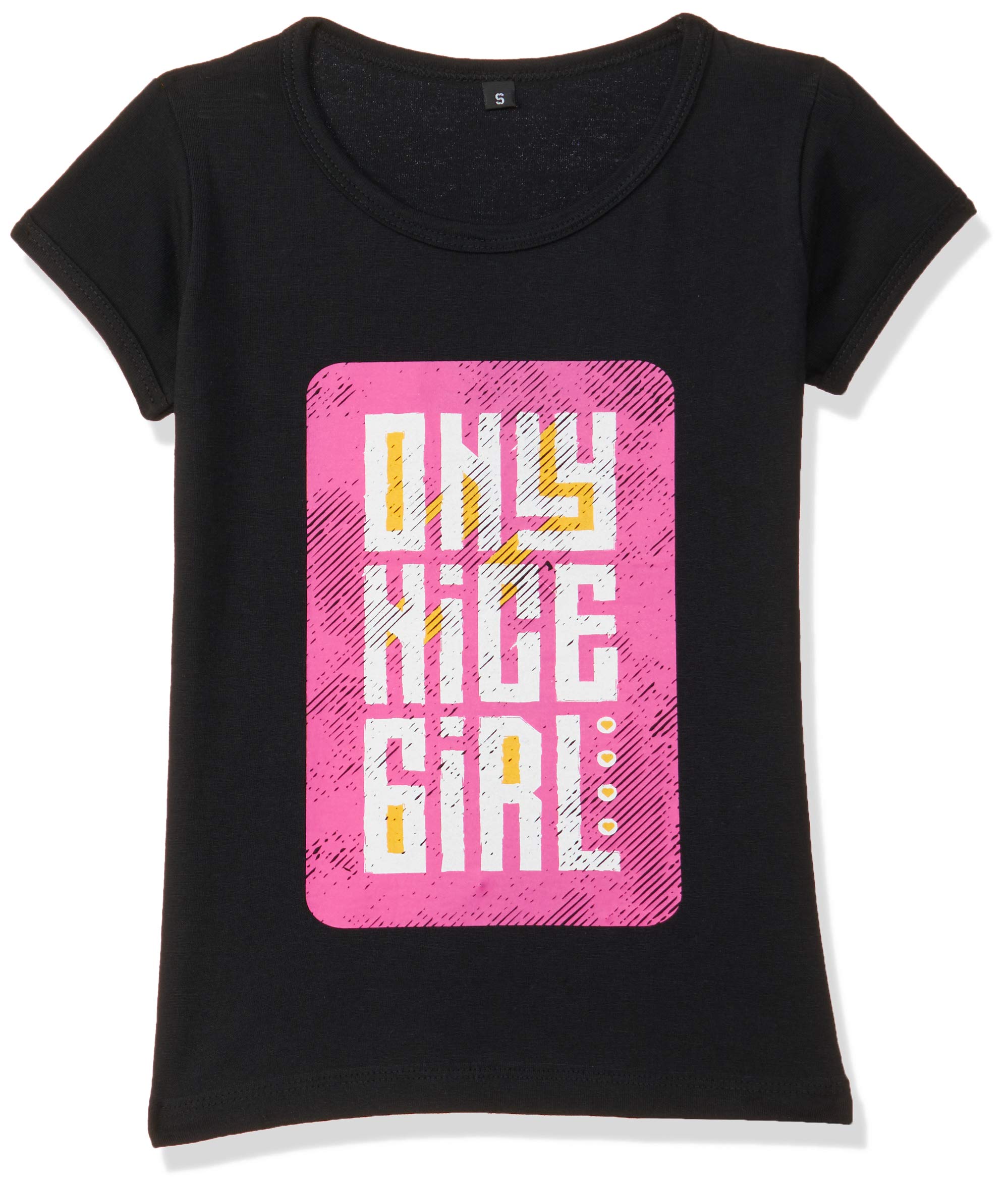 T2F Girls Cotton Regular Fit T-Shirt(Pack of 5)