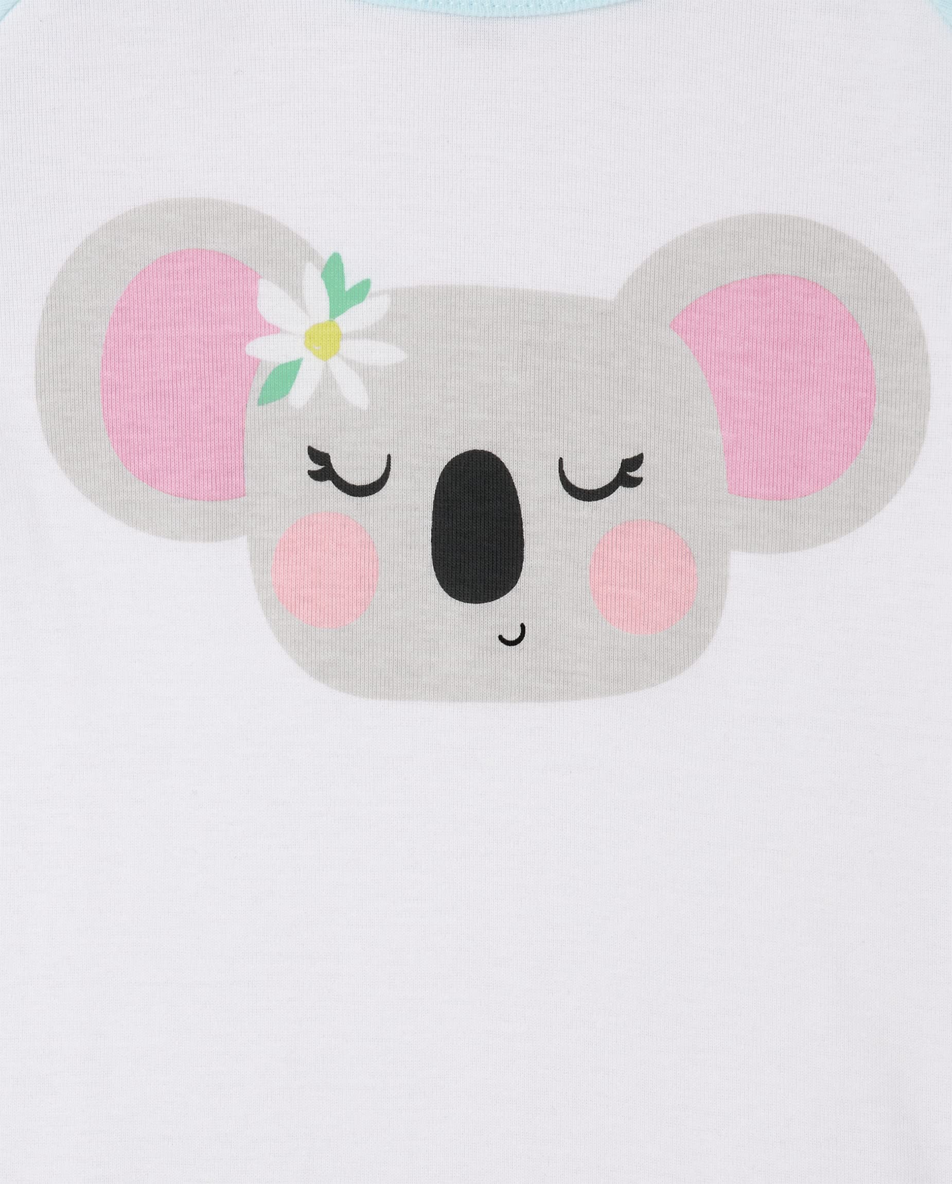 The Children's Place girls Long Sleeve Top and Pants Pajama Set Unicorn/Koala 2 pack Kids - PJ set 16