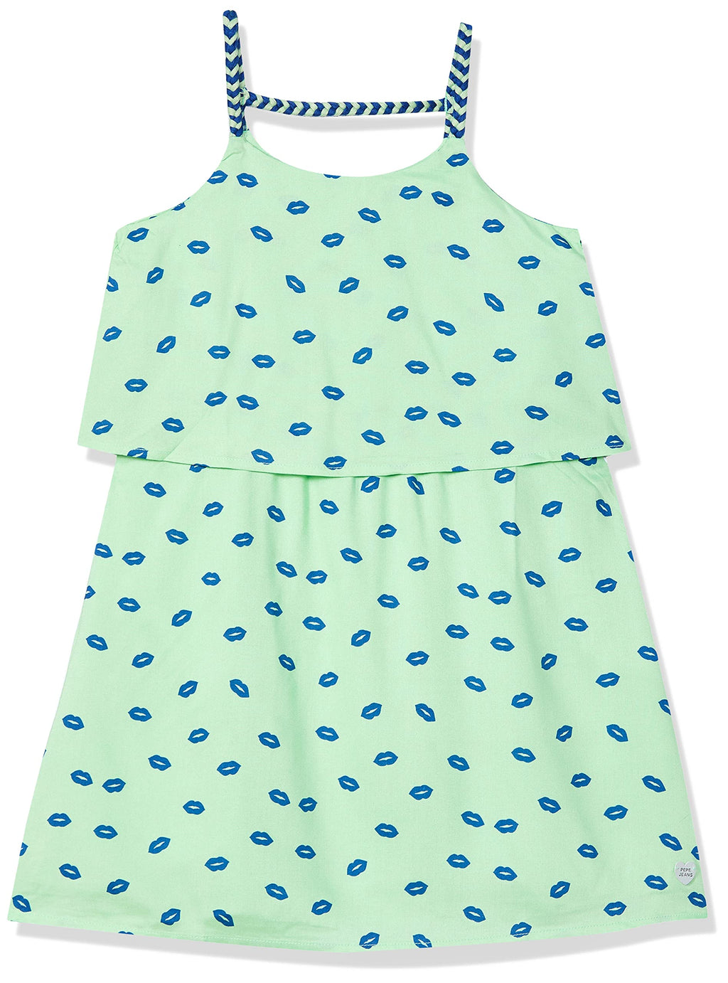 Pepe Jeans GirlS Plain Regular Fit T-Shirt (Pg951437-Menthol_Green 7-8 Y)