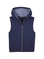Fruit of the Loom boys Fleece & Sweatpants Vest, Vest - Navy, Medium US