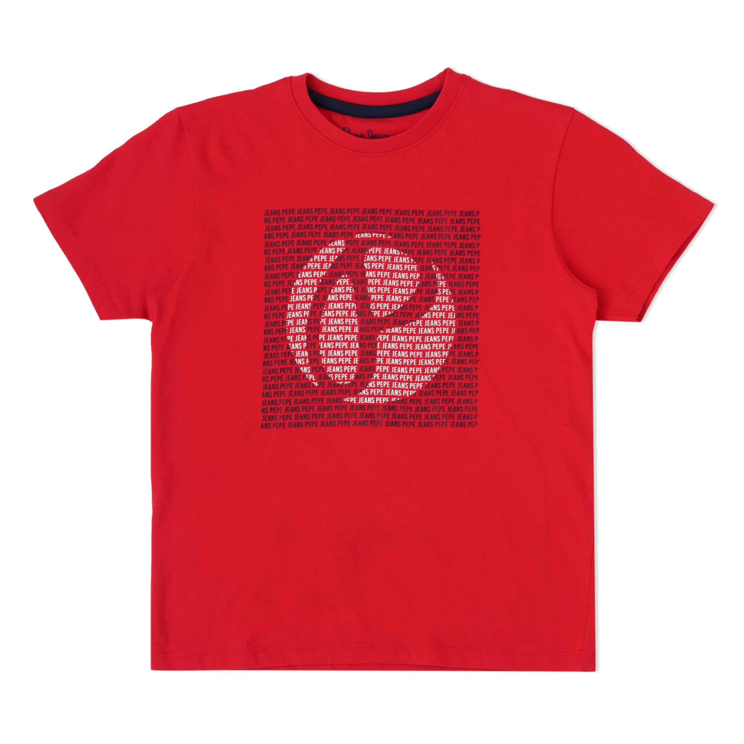 Pepe Jeans Richard Ss Graphic Printed T-Shirt, Classic Red, 16