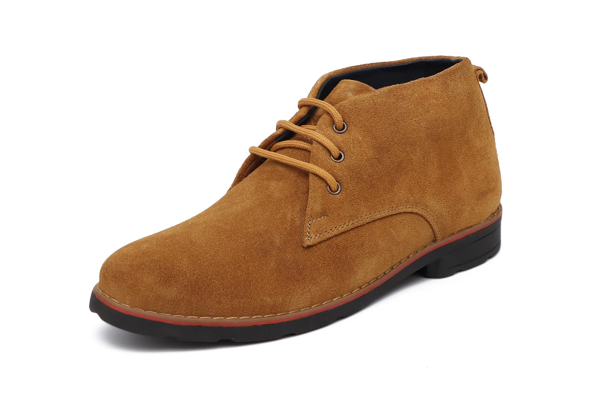 ARAMISH Mens British Tan Suede Leather Formal Chukka Boots  7 UK 7