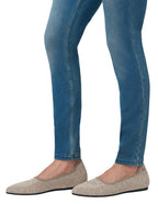 Hue Women's Ultra Soft High Waist Denim Leggings Sockshosiery, -Windsor Blue, Medium